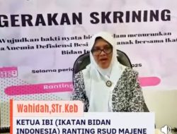 IBI RSUD Ranting Majene Lakukan Pencegahan Anemia