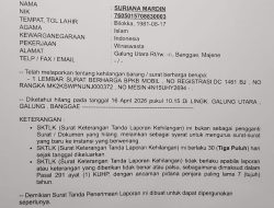 Berita kehilangan