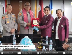 Perkuat Kajian Kepolisian, Unsulbar Resmikan Pusat Studi Kepolisian